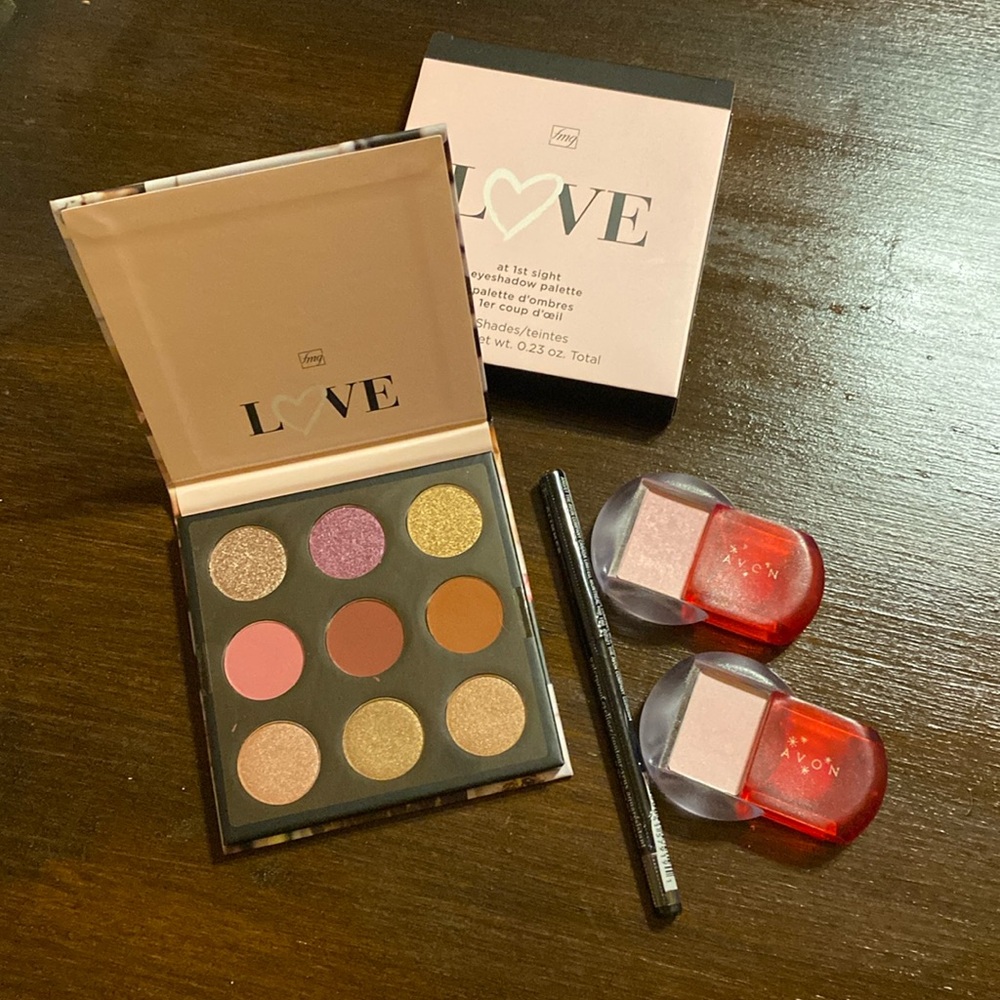 Avon 4 piece eye shadow/liner $18 new